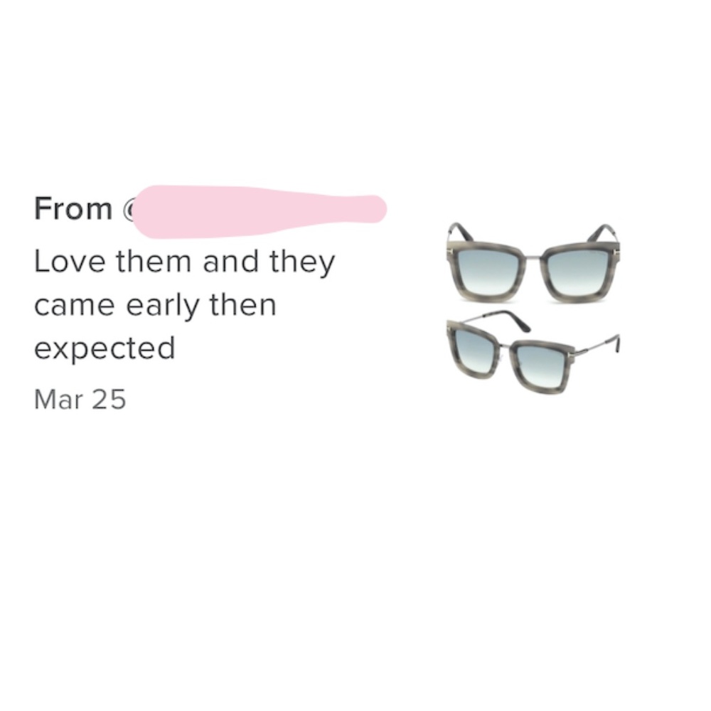 New Tom Ford Lara-02 Grey Square Sunglasses - Picture 9 of 16